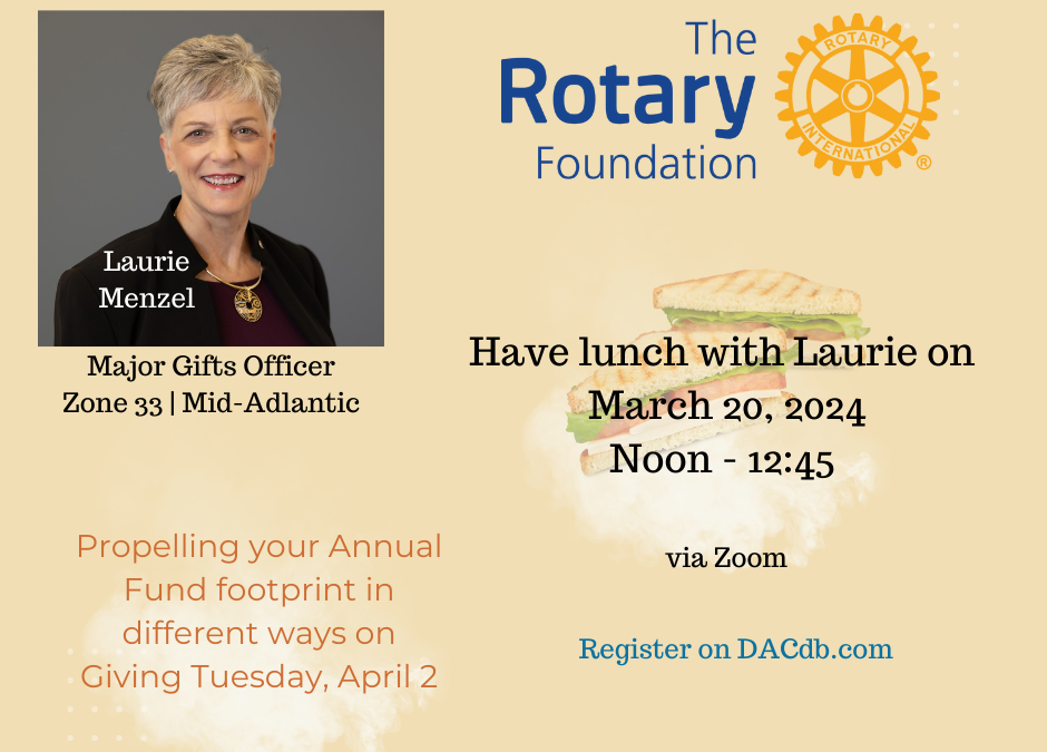 Lunch with Laurie – March 20, 2024